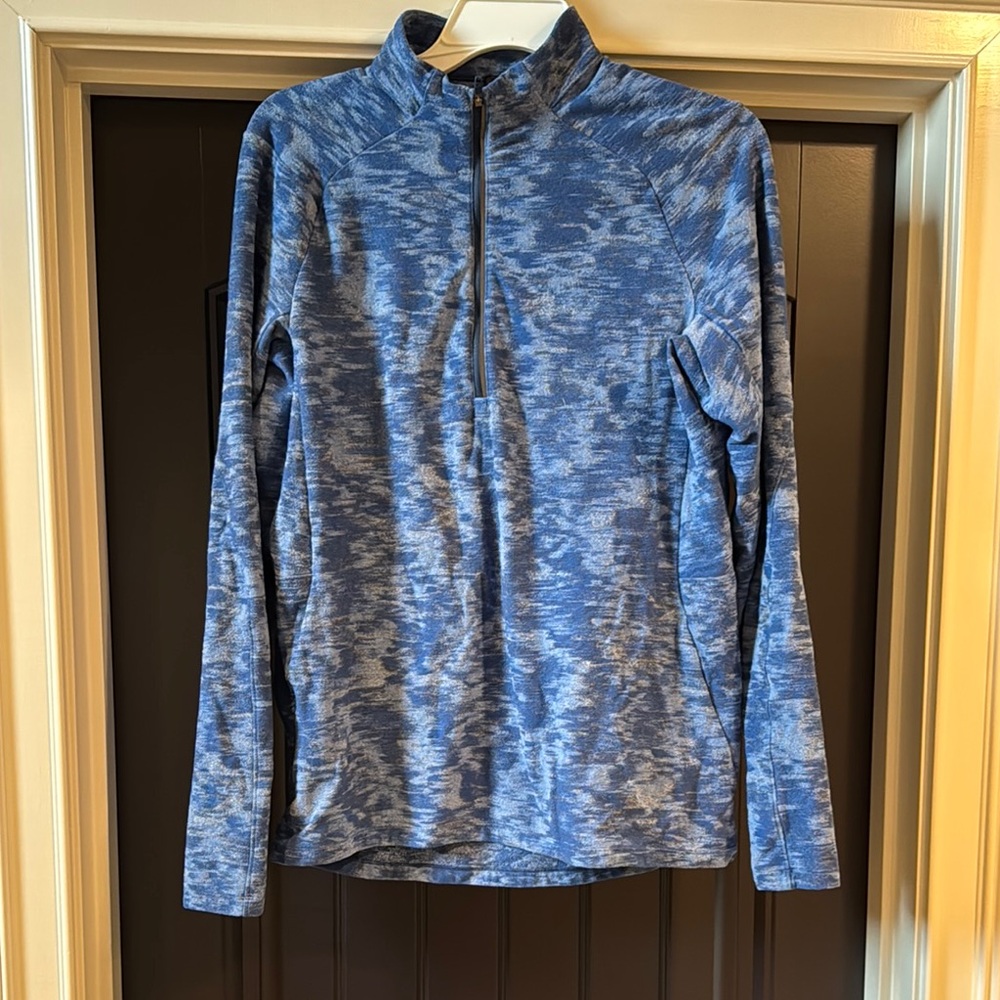 Lululemon Blue Quarter-Zip Pullover
